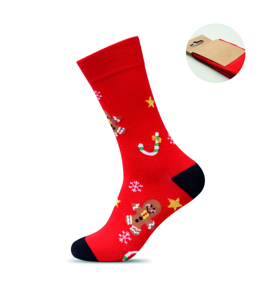 Logotrade business gifts photo of: Pair of Christmas socks M