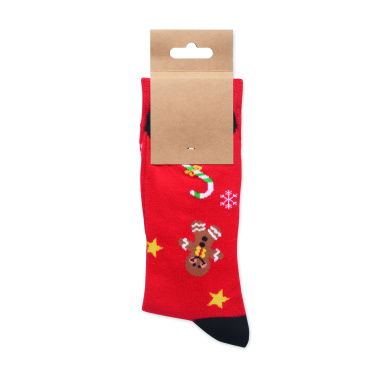 Logotrade promotional item image of: Pair of Christmas socks M