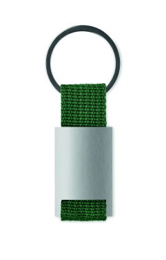 Logo trade corporate gifts picture of: Metal rectangular key ring Espoo