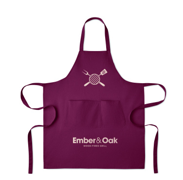 Logo trade corporate gifts picture of: Organic cotton apron 240 gr/m²