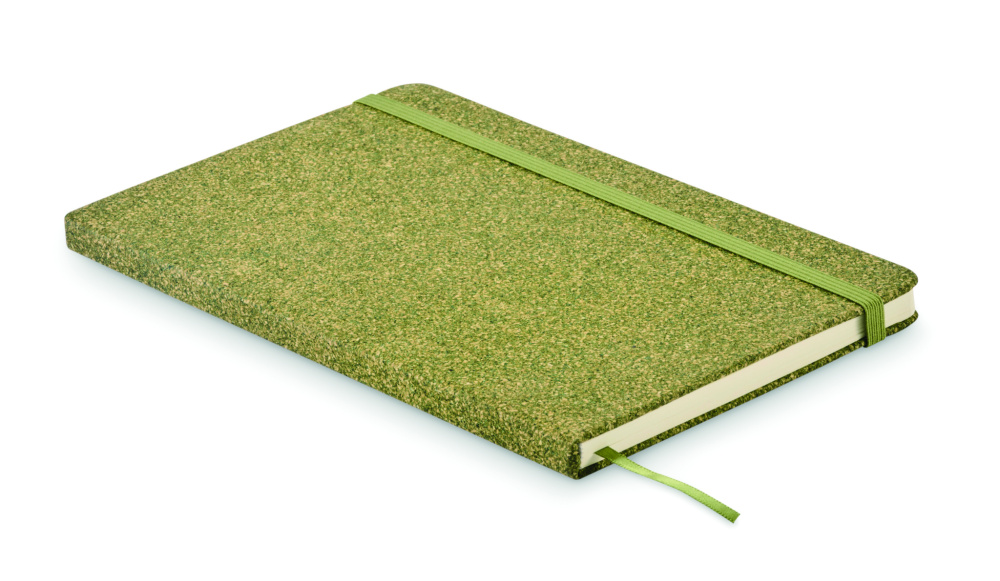 Logo trade corporate gifts image of: A5 notebook with hard cover
