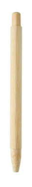 Logo trade promotional product photo of: Bamboo automatic ball pen