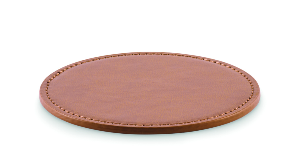 Logo trade promotional items picture of: Round coaster in PU