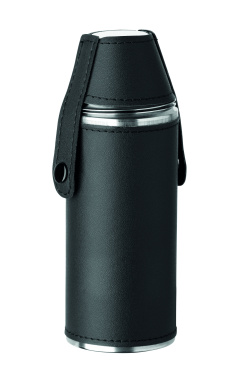 Logo trade promotional item photo of: Hip flask with shot cups
