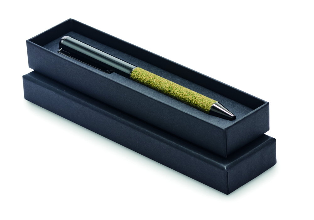 Logo trade promotional items picture of: Twist metal ballpen in box
