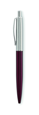 Logo trade promotional giveaways image of: Push button pen in box