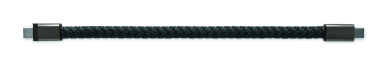 Logotrade promotional gift image of: Braided bracelet cable type-C