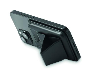 Logo trade promotional giveaways image of: Magnetic PU cardholder