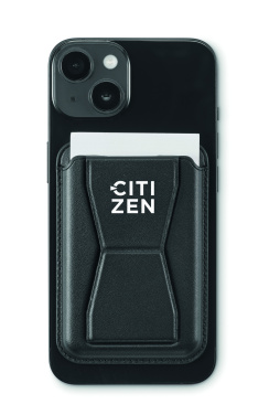 Logo trade promotional merchandise picture of: Magnetic PU cardholder