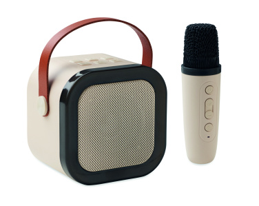 Logo trade corporate gifts image of: Karaoke set speaker