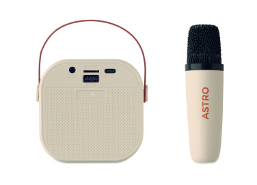 Logo trade promotional gifts picture of: Karaoke set speaker