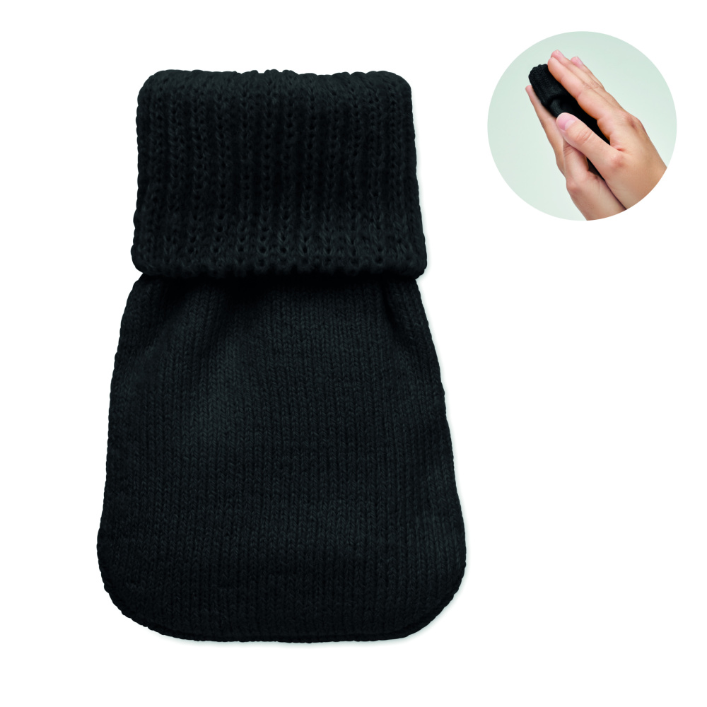 Logotrade business gift image of: Hand warmer knitted polyester