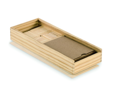 Logo trade promotional merchandise picture of: Domino and cards set