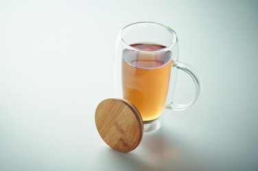 Logotrade promotional items photo of: Double wall glass mug 450ml