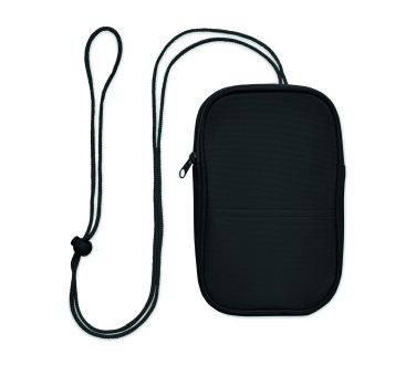 Logo trade promotional gifts picture of: RPET cross body travel pouch