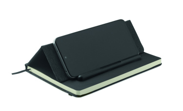 Logotrade advertising product picture of: A5 notebook with phone holder