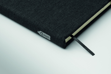 Logo trade promotional merchandise image of: A5 notebook with phone holder