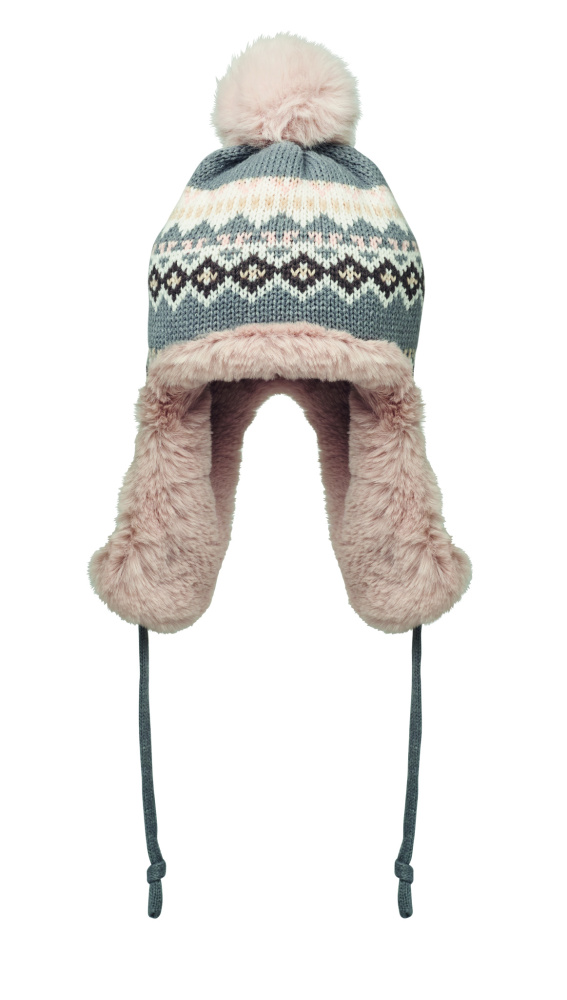 Logo trade corporate gifts picture of: Knitted beanie with ear flap