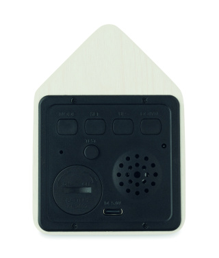 Logo trade corporate gift photo of: MDF cuckoo alarm clock