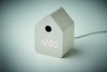 Logotrade promotional gift picture of: MDF cuckoo alarm clock
