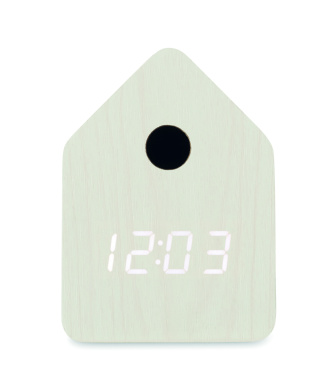 Logotrade business gift image of: MDF cuckoo alarm clock
