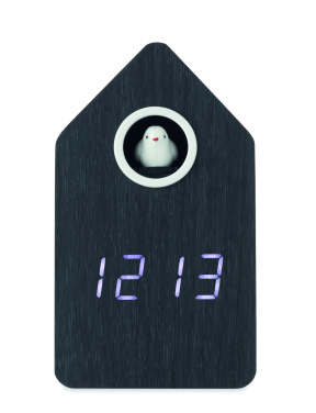 Logotrade promotional giveaway picture of: MDF cuckoo alarm clock