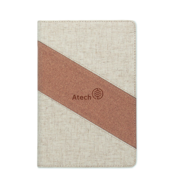 Logotrade promotional gift picture of: A5 notebook with 15W charger