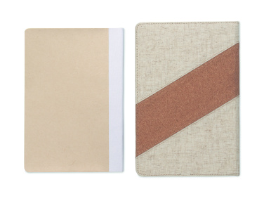 Logo trade corporate gifts picture of: A5 notebook with 15W charger