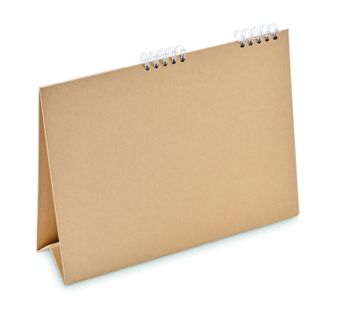 Logo trade promotional gifts image of: Desk calendar with memo pad
