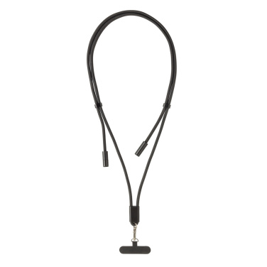 Logo trade corporate gift photo of: LoopAmp RCS RPET adjustable phone cord with 60W cable