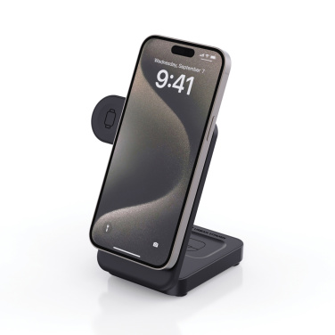 Logotrade corporate gift image of: Urban Vitamin Arcadia RCS rplastic 15W 3in1 magnetic charger