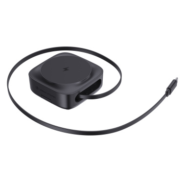 Logo trade promotional items image of: Urban Vitamin Goleta 2-in-1 15W magnetic wireless charger