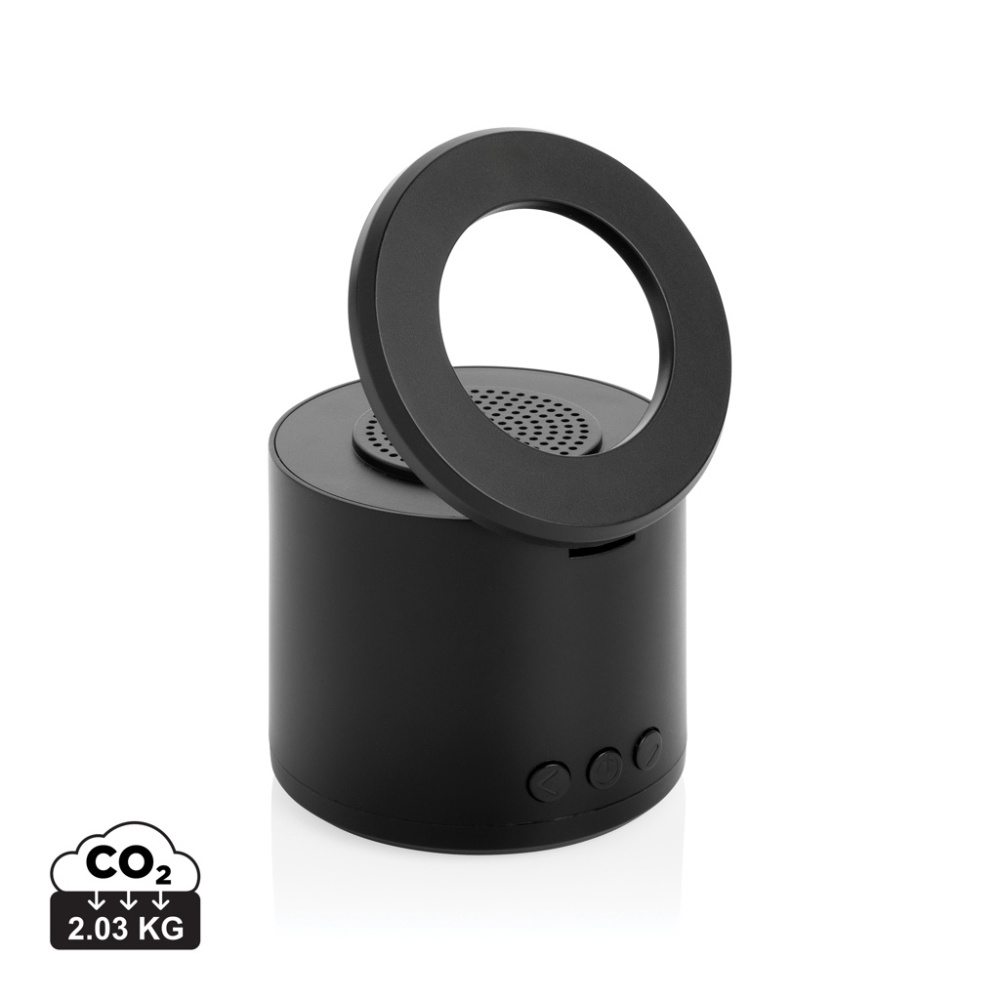Logotrade promotional merchandise picture of: Magpulse RCS recycled plastic 3W speaker w/magnetic holder