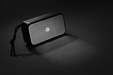 Logotrade promotional product image of: Swiss Peak RCS recycled aluminium 10W bass speaker