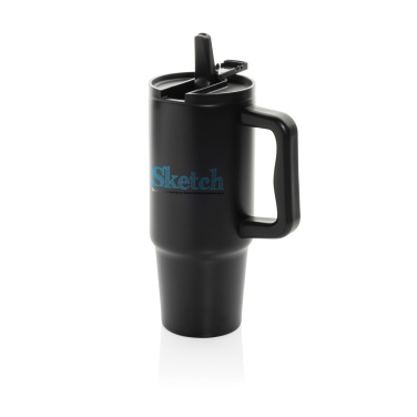 Logotrade corporate gift image of: Embrace Leakproof RCS recycled stainless steel tumbler 900ml