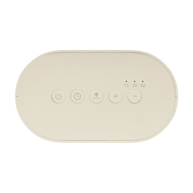 Logo trade business gift photo of: LumaRise RCS reycled plastic white noise alarm clock