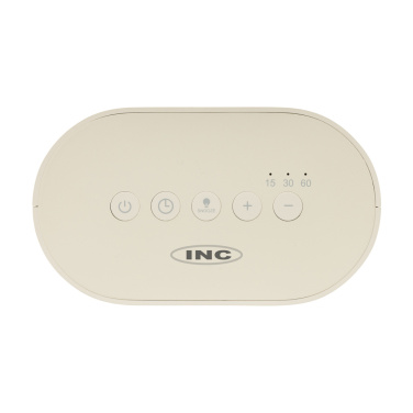 Logotrade promotional item picture of: LumaRise RCS reycled plastic white noise alarm clock