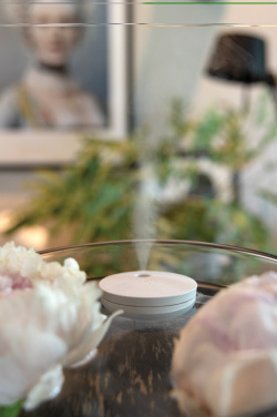 Logotrade advertising products photo of: Breevia RCS rplasic re-chargeable floating humidifier