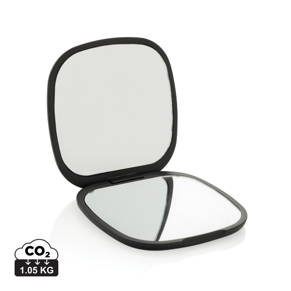Logo trade promotional products picture of: Reflecta RCS recycled plastic make-up mirror