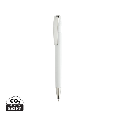 Logo trade promotional items image of: Glide GRS certified R-ABS Metal Clip Pen