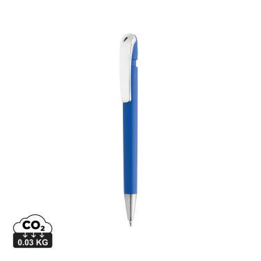 Logo trade promotional gifts image of: Glide GRS certified R-ABS Metal Clip Pen