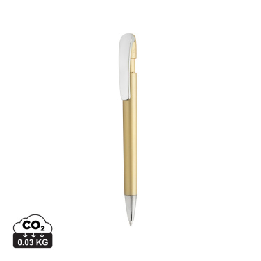 Logo trade corporate gift photo of: Glide GRS certified R-ABS Metal Clip Pen