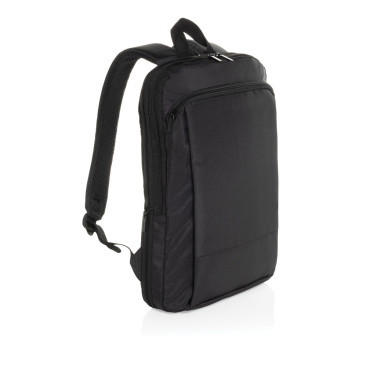 Logo trade promotional merchandise photo of: Flexpack Aware™ RPET Expandable Slim 15.6" Laptop Backpack