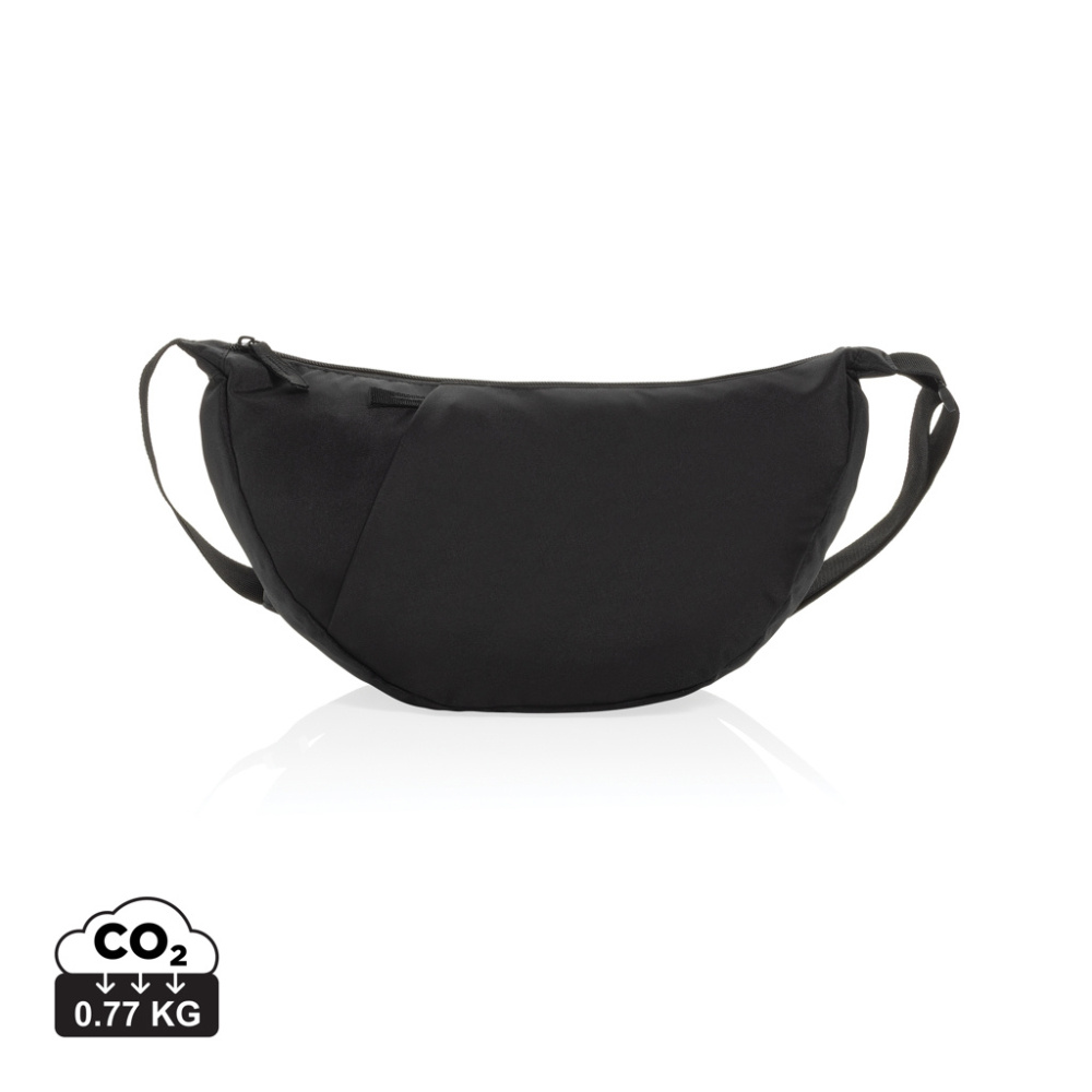 Logotrade promotional gift image of: Crescent XL AWARE™ RPET half moon sling bag