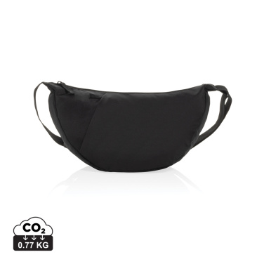 Logo trade business gifts image of: Crescent XL AWARE™ RPET half moon sling bag