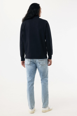 Logotrade promotional product image of: IQONIQ Elgon recycled cotton quarter zip sweater