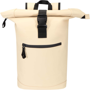 Logotrade promotional gift picture of: Resi Plus 15" GRS recycled roll-top backpack 18L