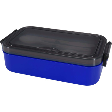 Logo trade promotional giveaways picture of: Snappy lunch box and cutlery set