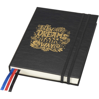 Logo trade promotional gifts image of: Alder A5 hard cover notebook