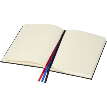 Logo trade corporate gift photo of: Alder A5 hard cover notebook